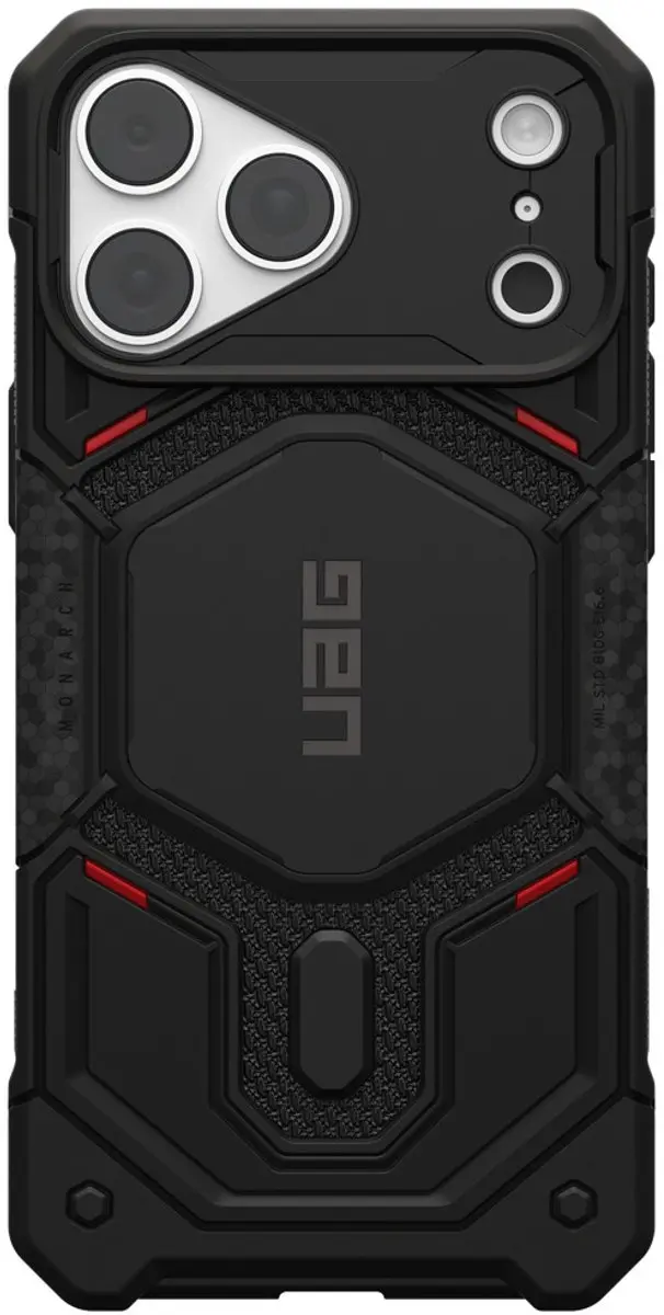 Urban Armor Gear Monarch Pro Backcover 114568113940 - iPhone 18/17 Pro Max - Zwart - afbeelding 2 van 5