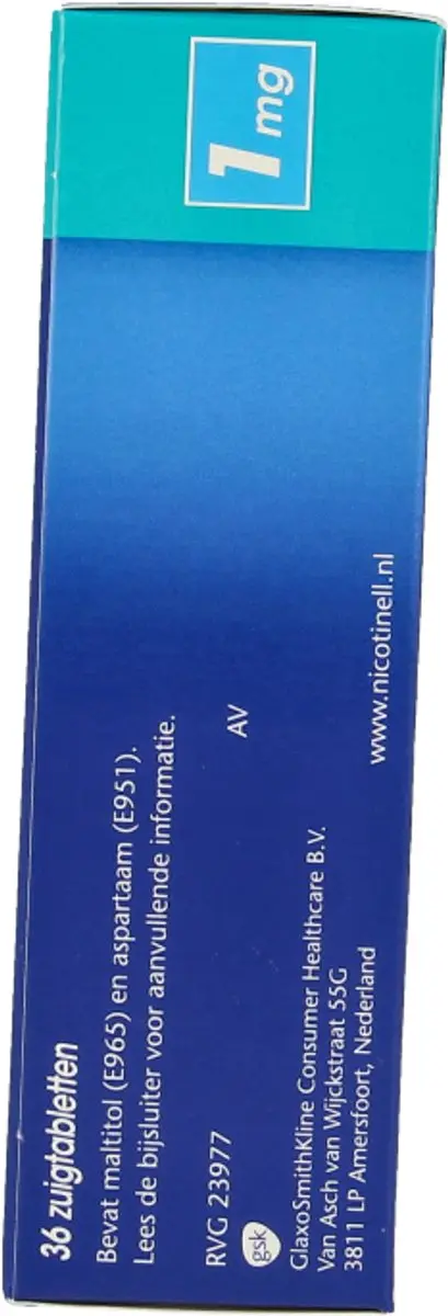 Nicotinell Mint 1mg Zuigtablet - 36 Stuks