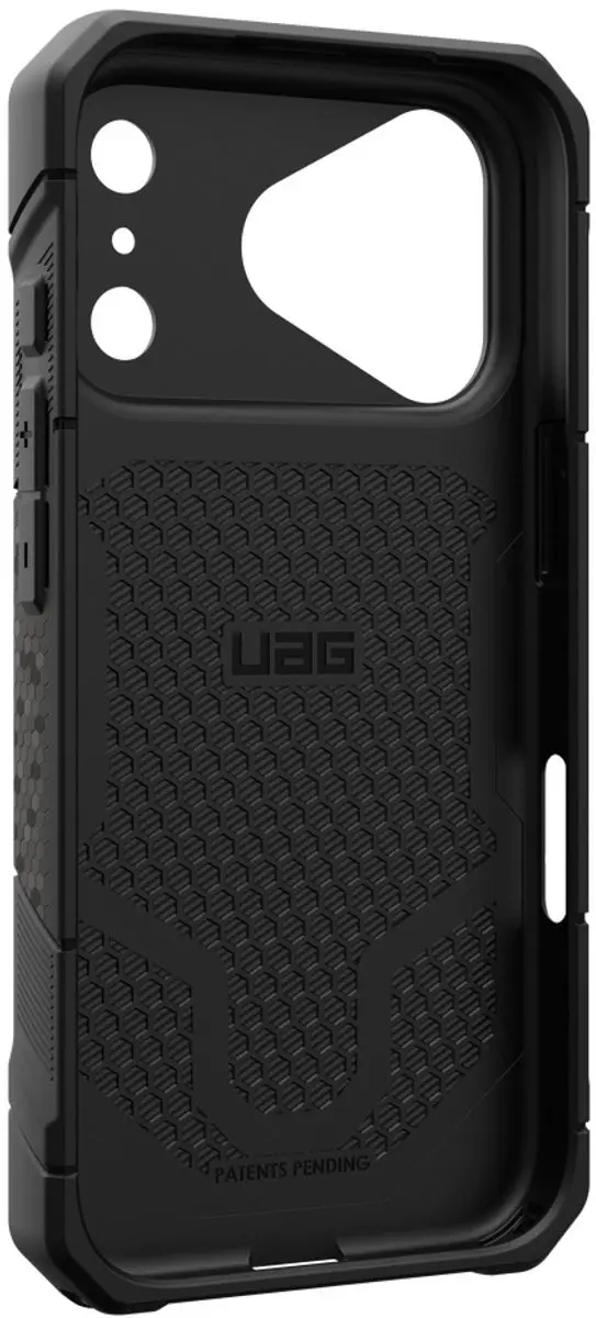 Urban Armor Gear Monarch Pro Backcover iPhone 18/17 Pro - Carbon Fiber - Zwart - afbeelding 5 van 5