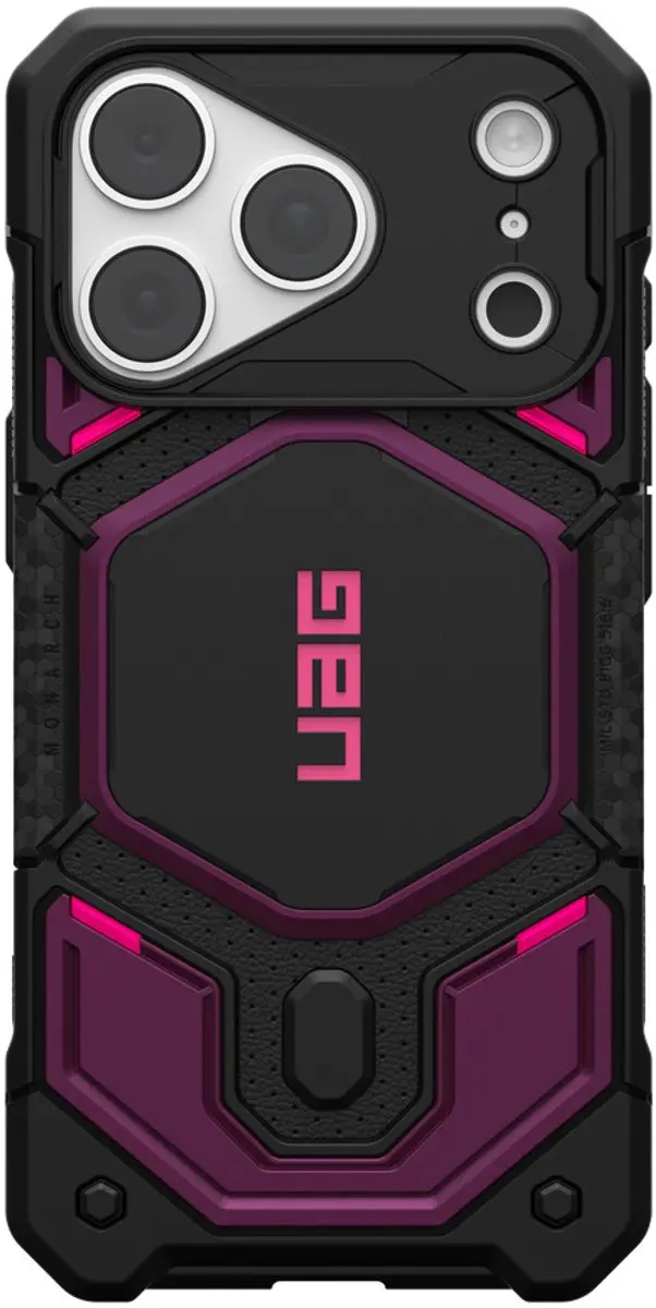 Urban Armor Gear Monarch Pro Backcover - iPhone 18 Pro/17 Pro - Paars - afbeelding 2 van 5