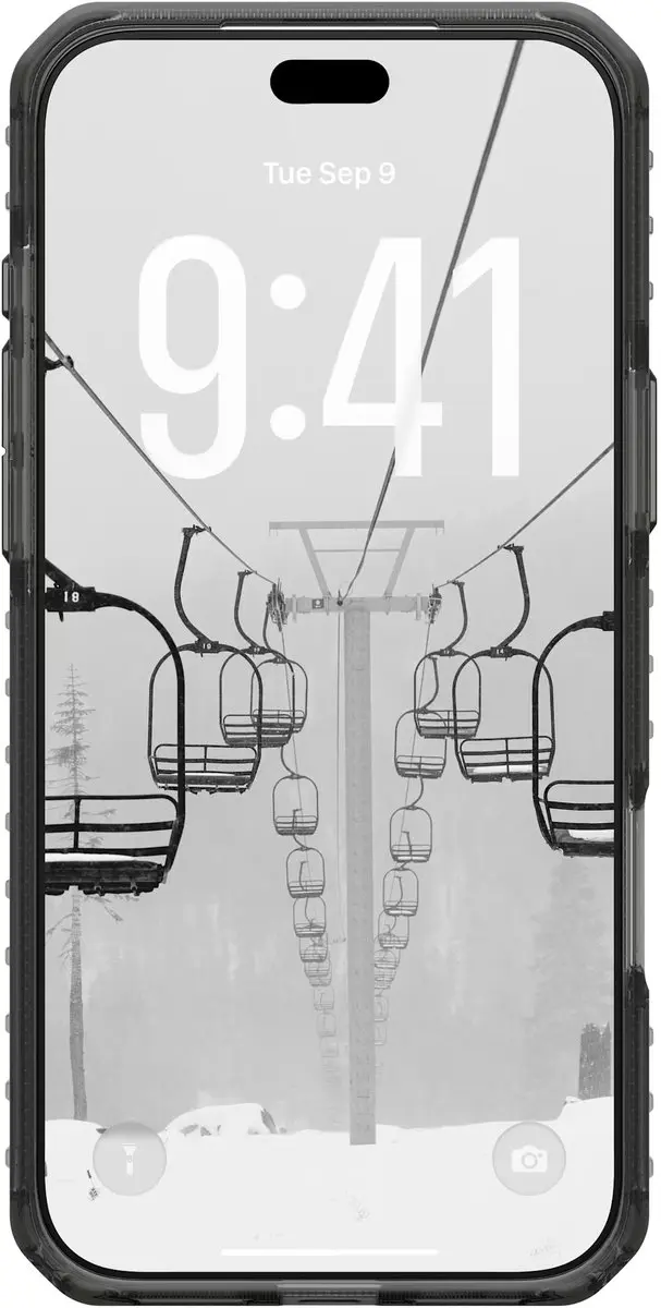 Urban Armor Gear Plyo LT Backcover iPhone 18/17 Pro Max - Ash Black - afbeelding 2 van 4