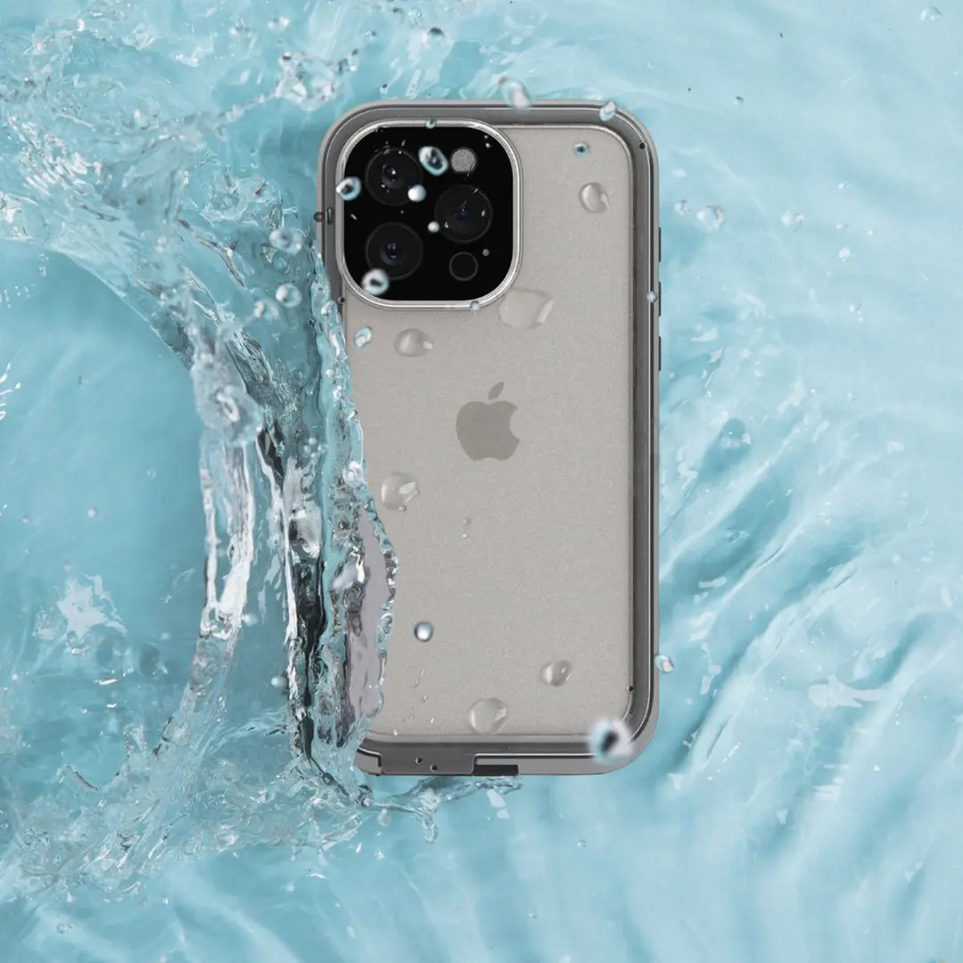 Catalyst Total Protection Case iPhone 15 Pro Max - Grijs - CATIPHO15GRYLP - afbeelding 4 van 6