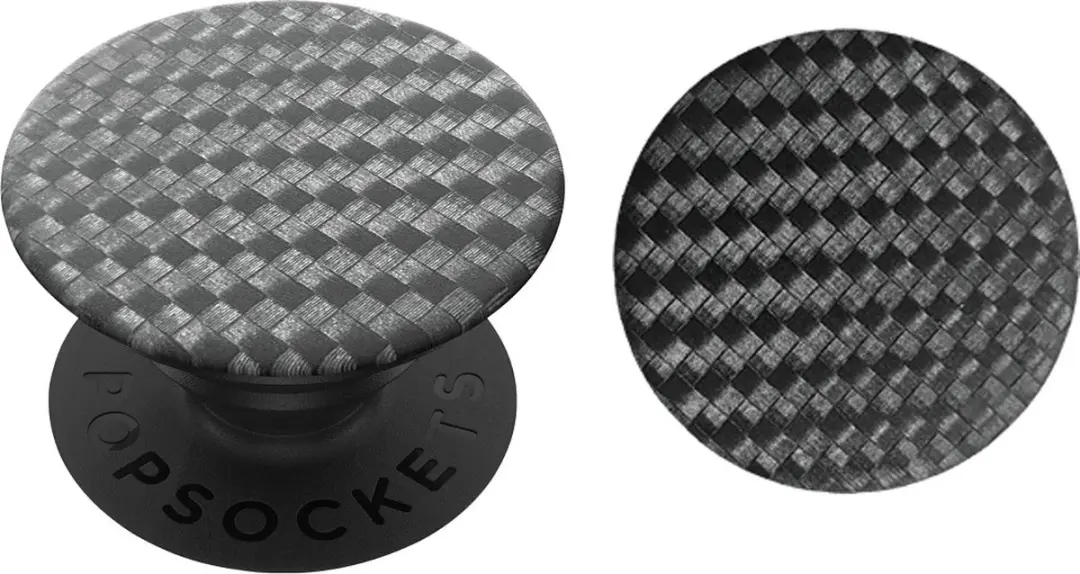 PopSockets Carbonite Weave 842978135588 - Telefoonbutton - Zwart - afbeelding 4 van 6