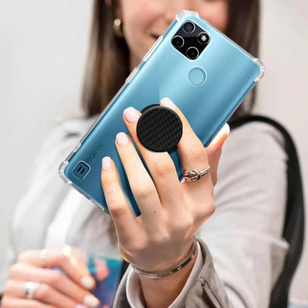 PopSockets Carbonite Weave 842978135588 - Telefoonbutton - Zwart - afbeelding 2 van 6