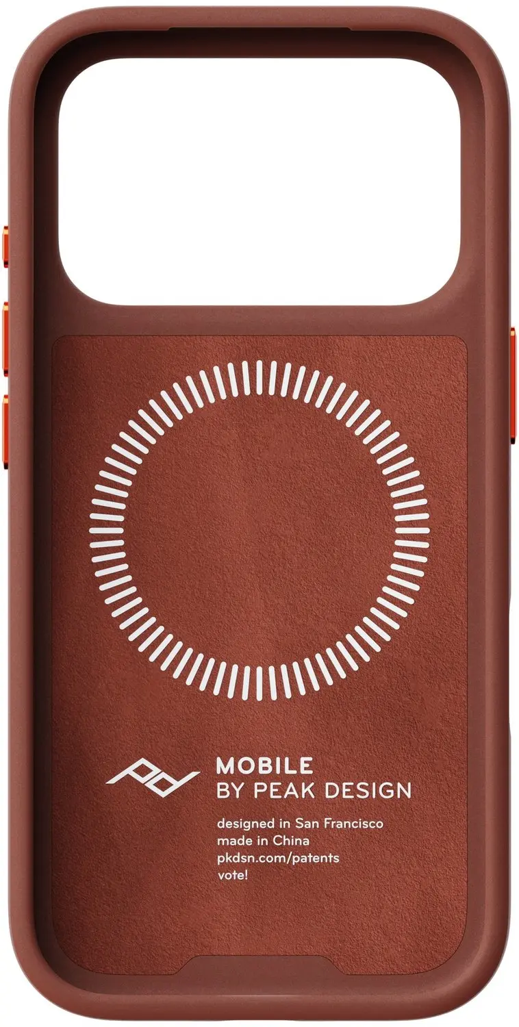Peak Design Mobile Everyday Case iPhone 18 Pro Redwood - afbeelding 2 van 2