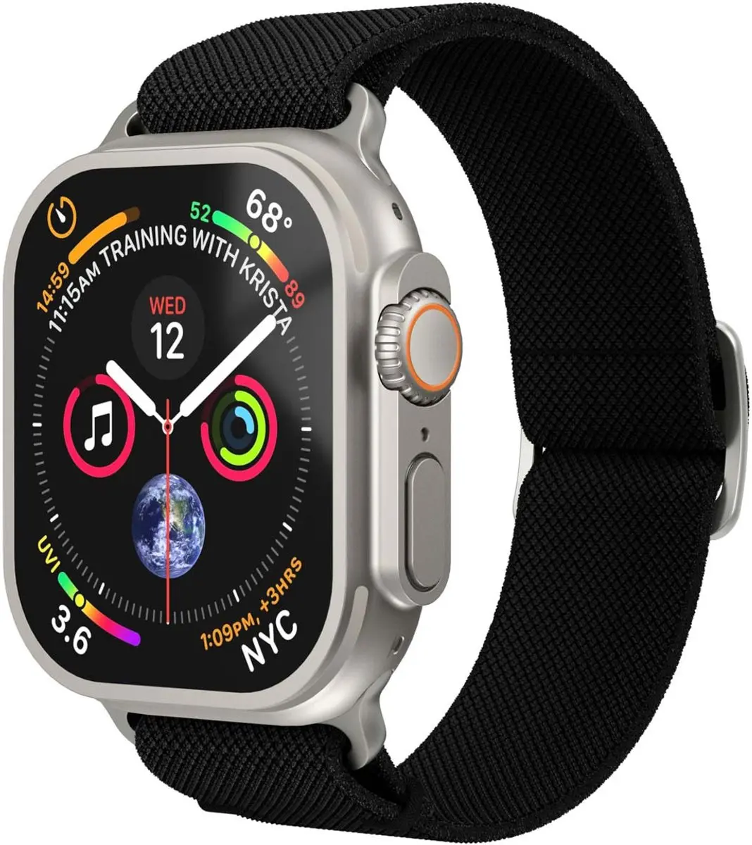 Vonmählen Classic Nylon Loop Bandje Apple Watch
