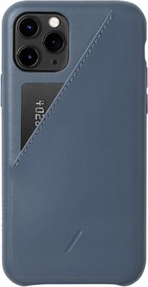 Native Union Clic Card case iPhone 11 Pro blauw