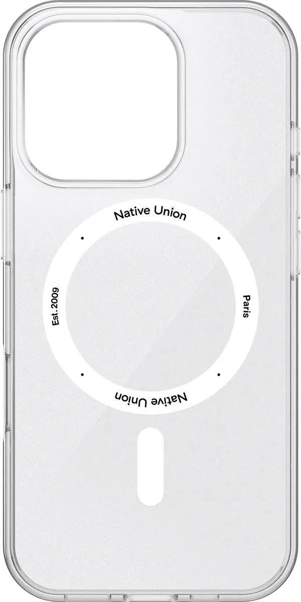 Native Union (Re)Clear Case iPhone 16 Pro NU-RECLE-TRA-NP24P - Transparant