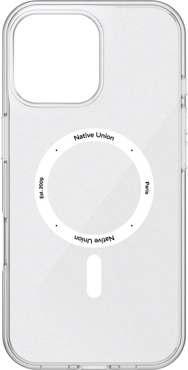 Native Union (Re)Clear Case iPhone 16 Pro Max NU-RECLE-TRA-NP24PM - Transparant