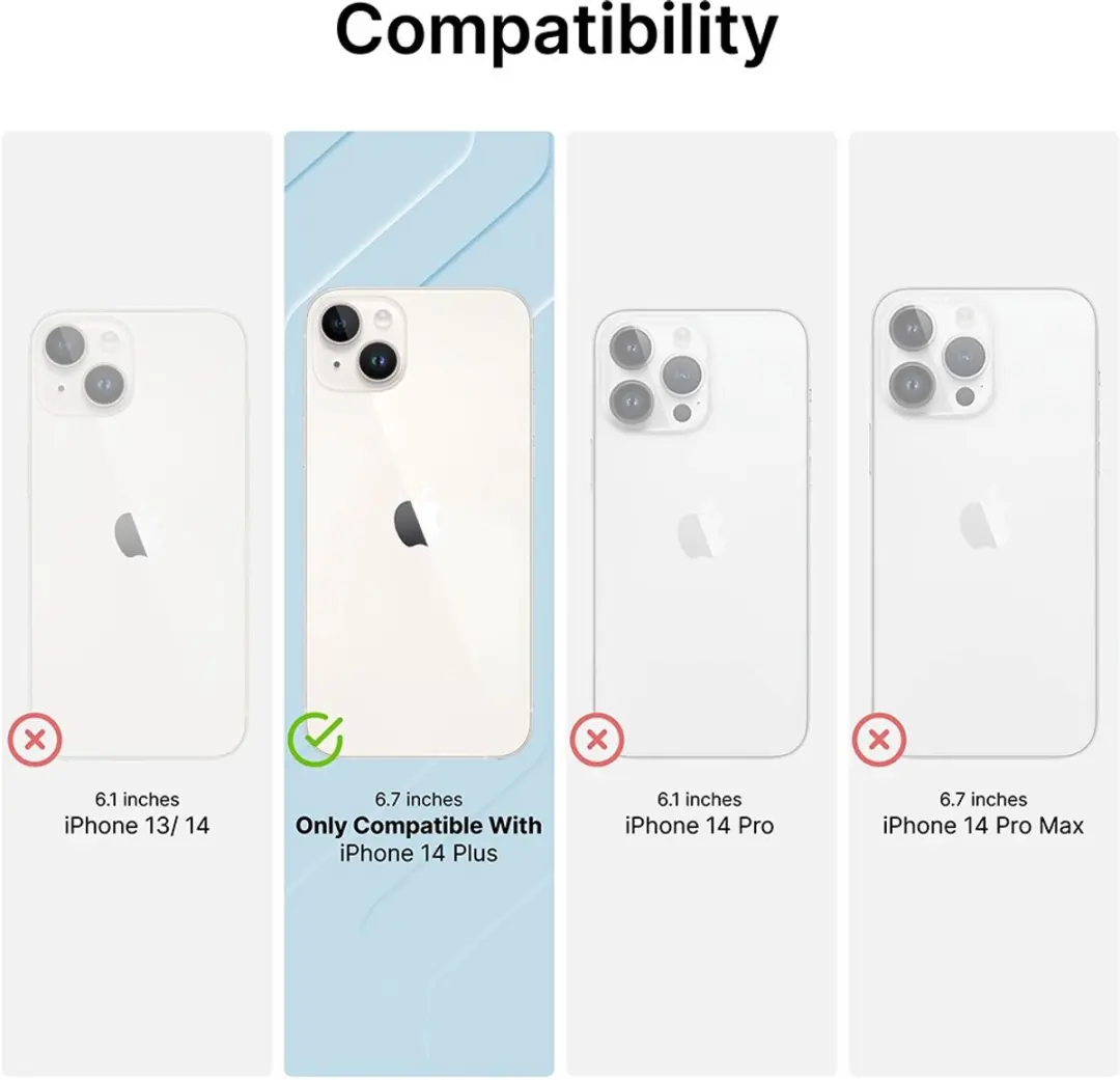 Catalyst Influence Case iPhone 14 Plus - Zwart CATDRPH14BLKL - afbeelding 4 van 6