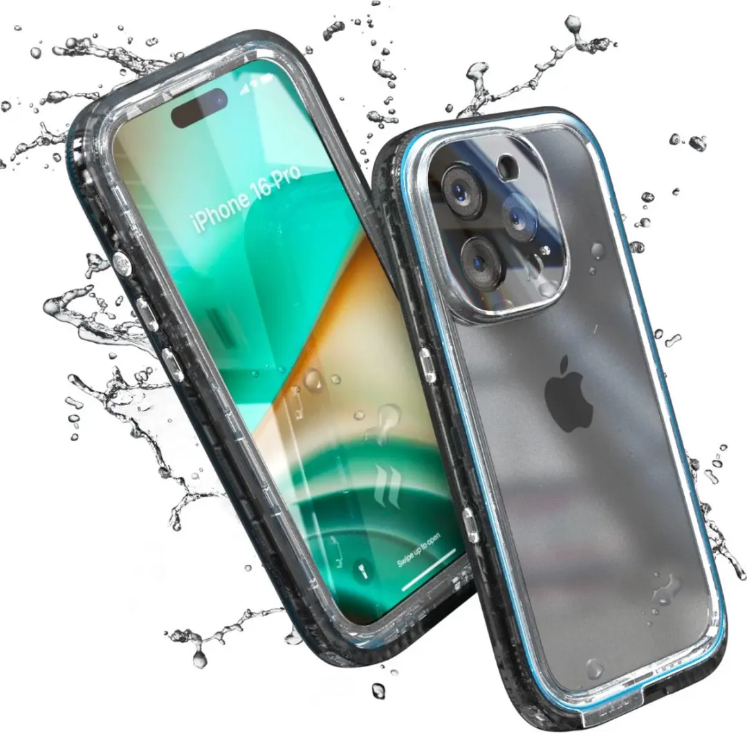 Catalyst Total Protection Waterdicht Hoesje iPhone 16 Pro Zwart