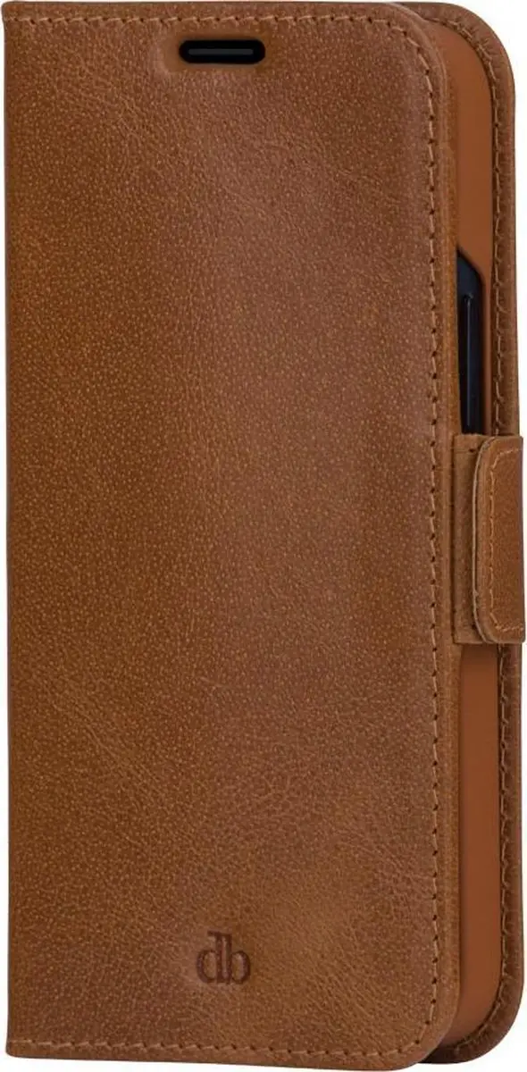 dbramante1928 iPhone 13 Boekhoesje - Effen Cognac