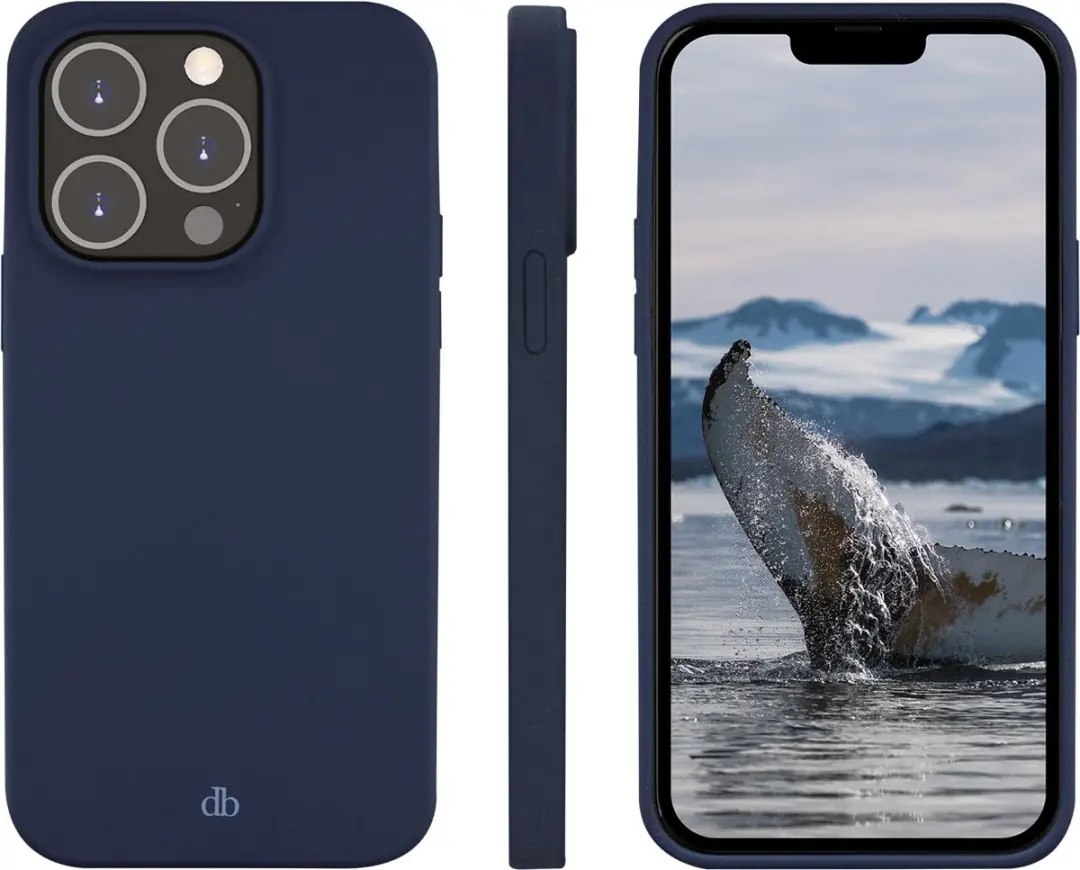 dbramante1928 Monaco Hoesje iPhone 14 Pro Max - Blauw - MagSafe