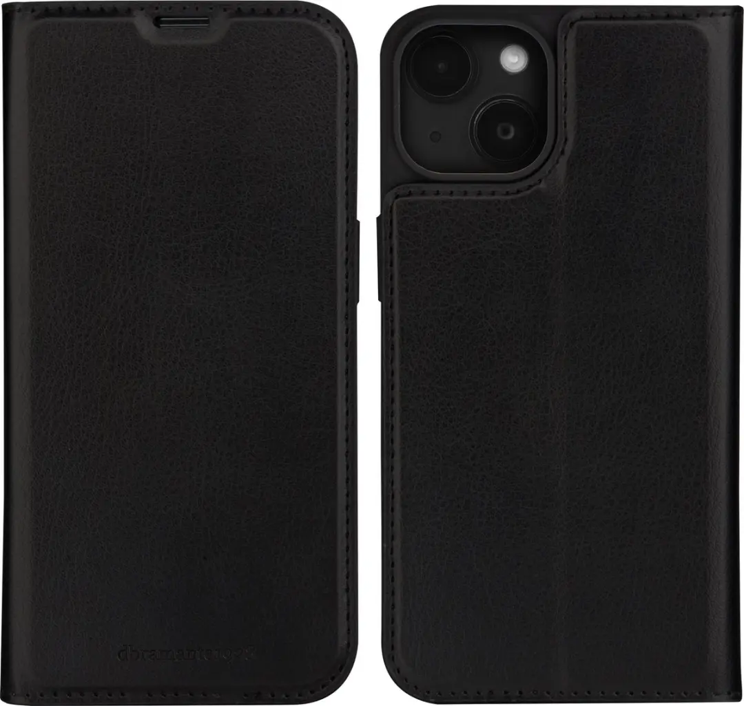 dbramante1928 Oslo Hoesje iPhone 15 - 2 Pasjes - Zwart