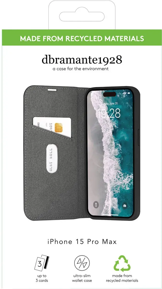 dbramante1928 Oslo Hoesje iPhone 15 Pro Max - Zwart