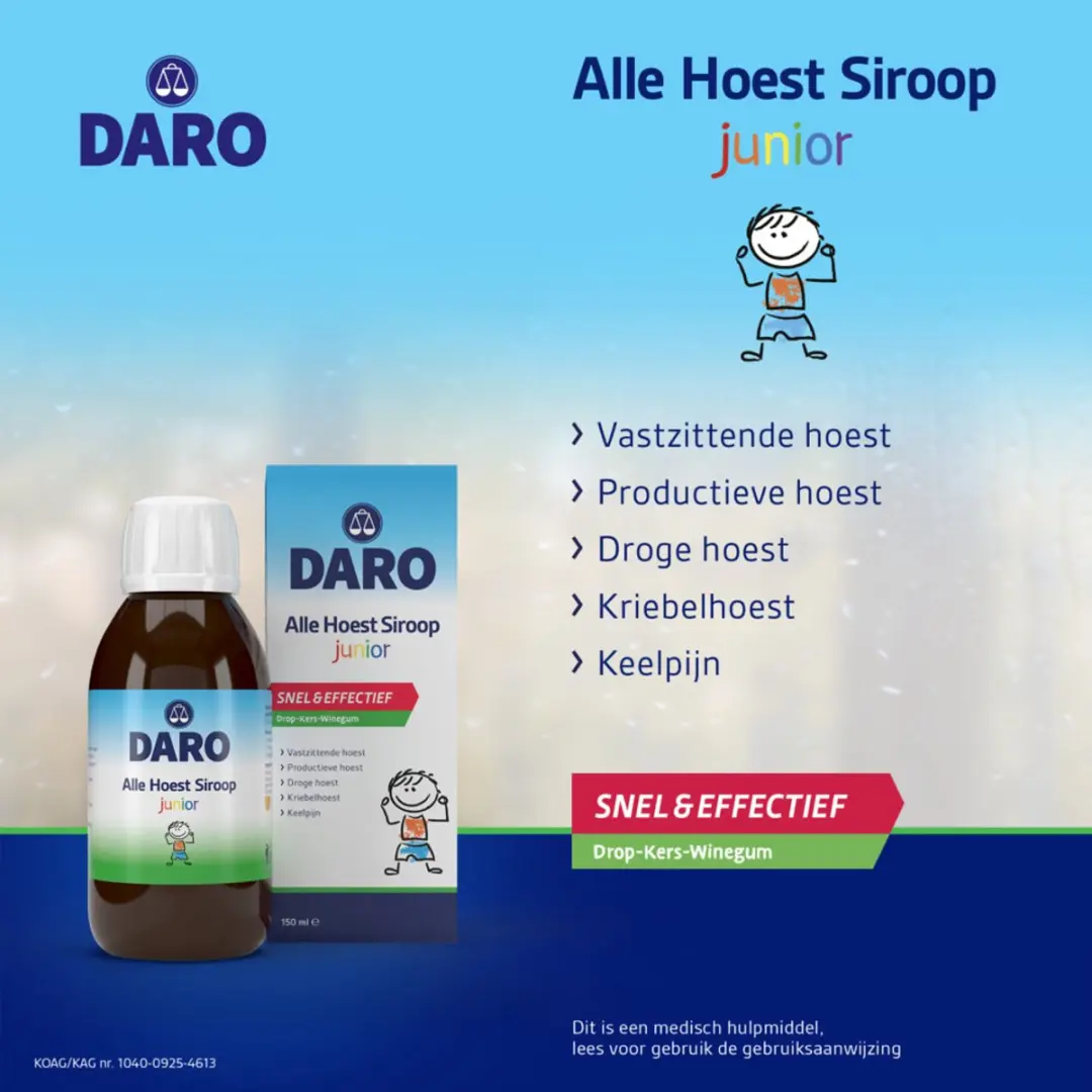 Daro Junior Hoestsiroop 150ml