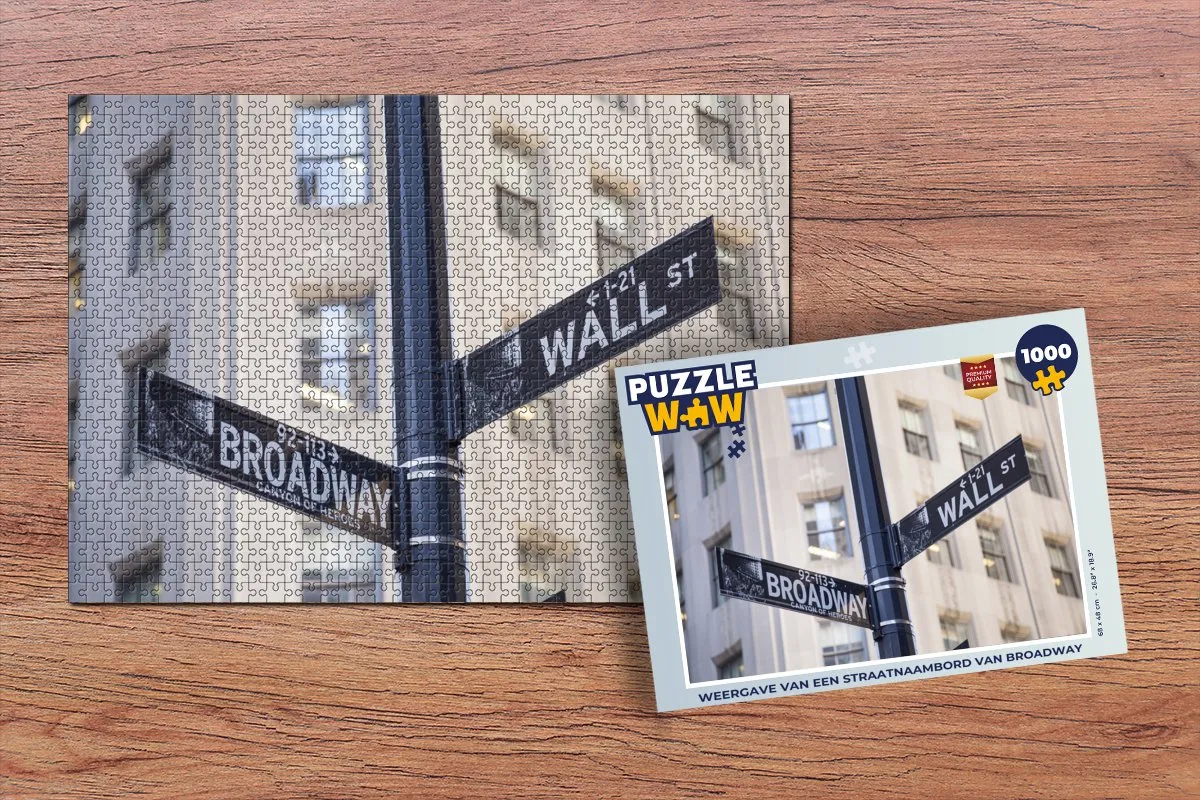 PuzzleWow New York Legpuzzel 1000 Stuks