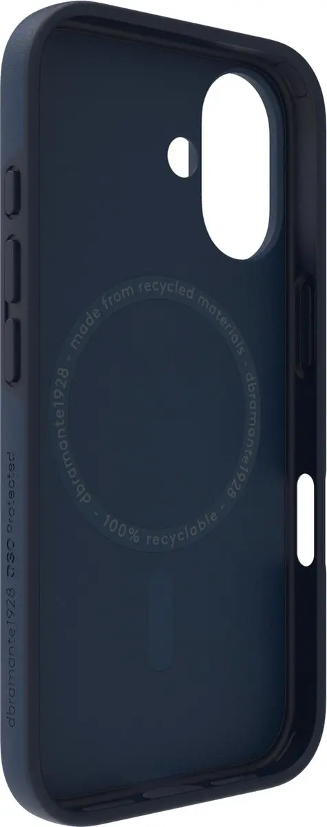 dbramante1928 Iceland Ultra D3O iPhone 16 Hoesje - Blauw - IU61DABL6276