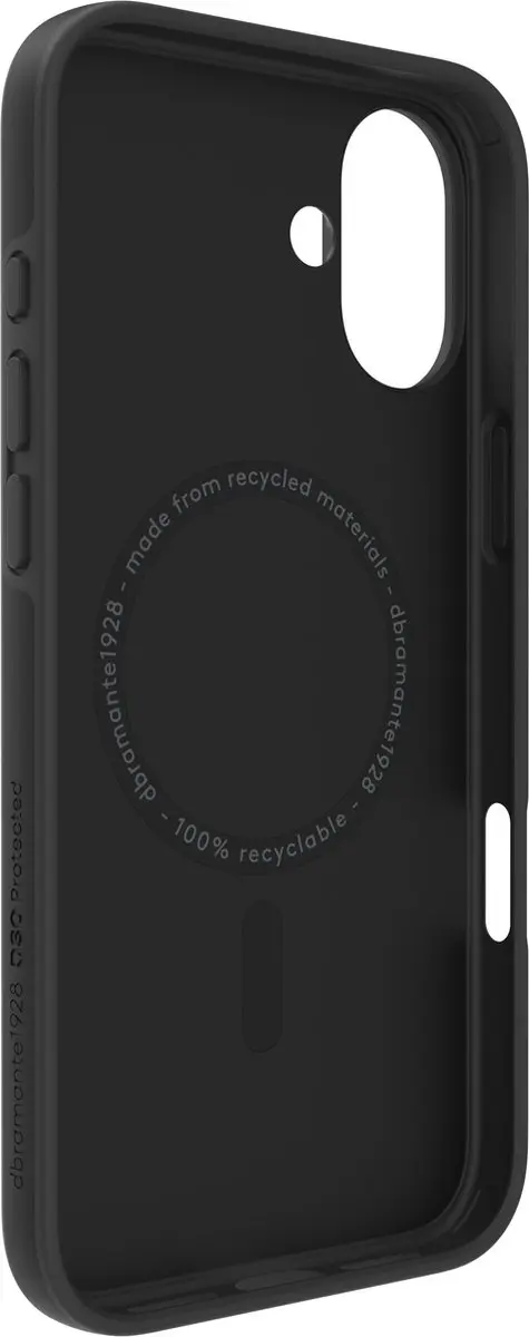 dbramante1928 Iceland Ultra D3O iPhone 16 Plus Hoesje - IU67BL006278 - Zwart