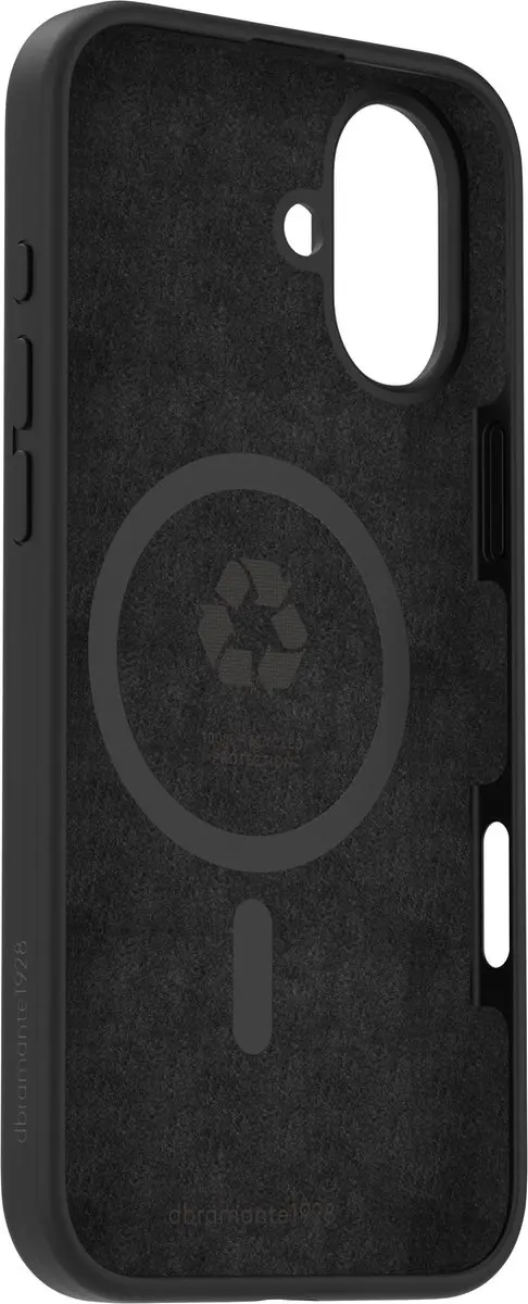 dbramante1928 Monaco Mag iPhone 16 Plus Hoesje - Night Black