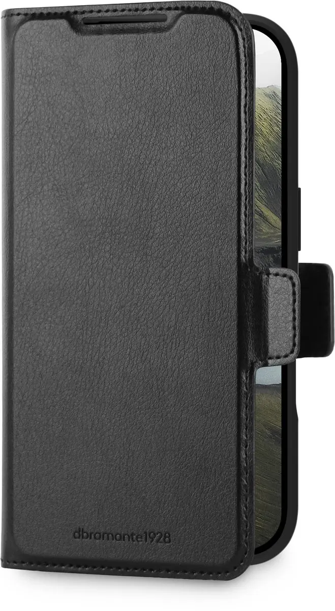 dbramante1928 Oslo Pro Flip Case iPhone 17 Pro - OP63BL006689 - Zwart
