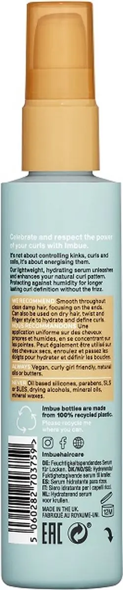 Imbue Curl Energising Hydration Serum 100ml