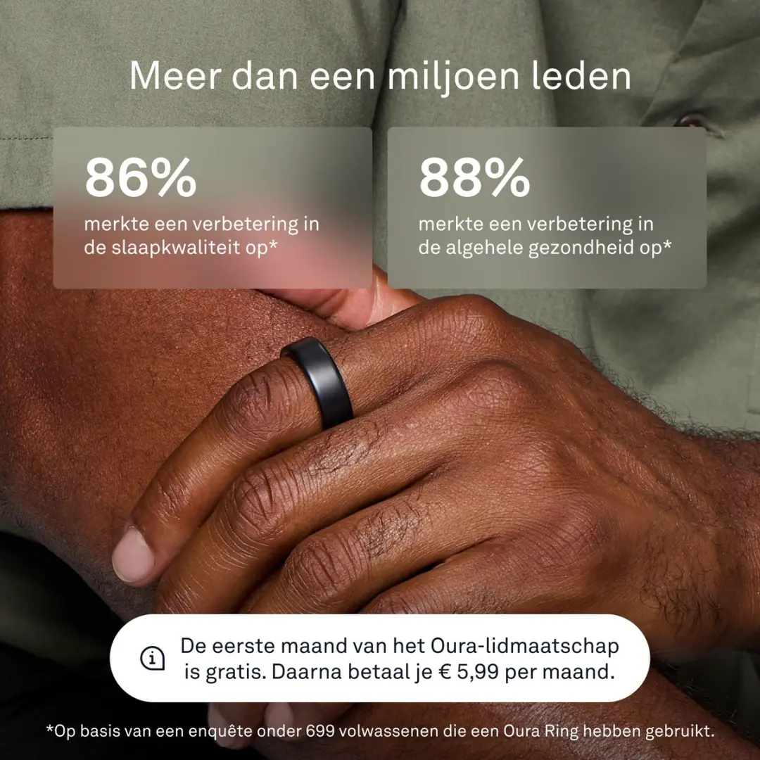 Oura Ring 4 - Maat 9 Stealth - afbeelding 4 van 6