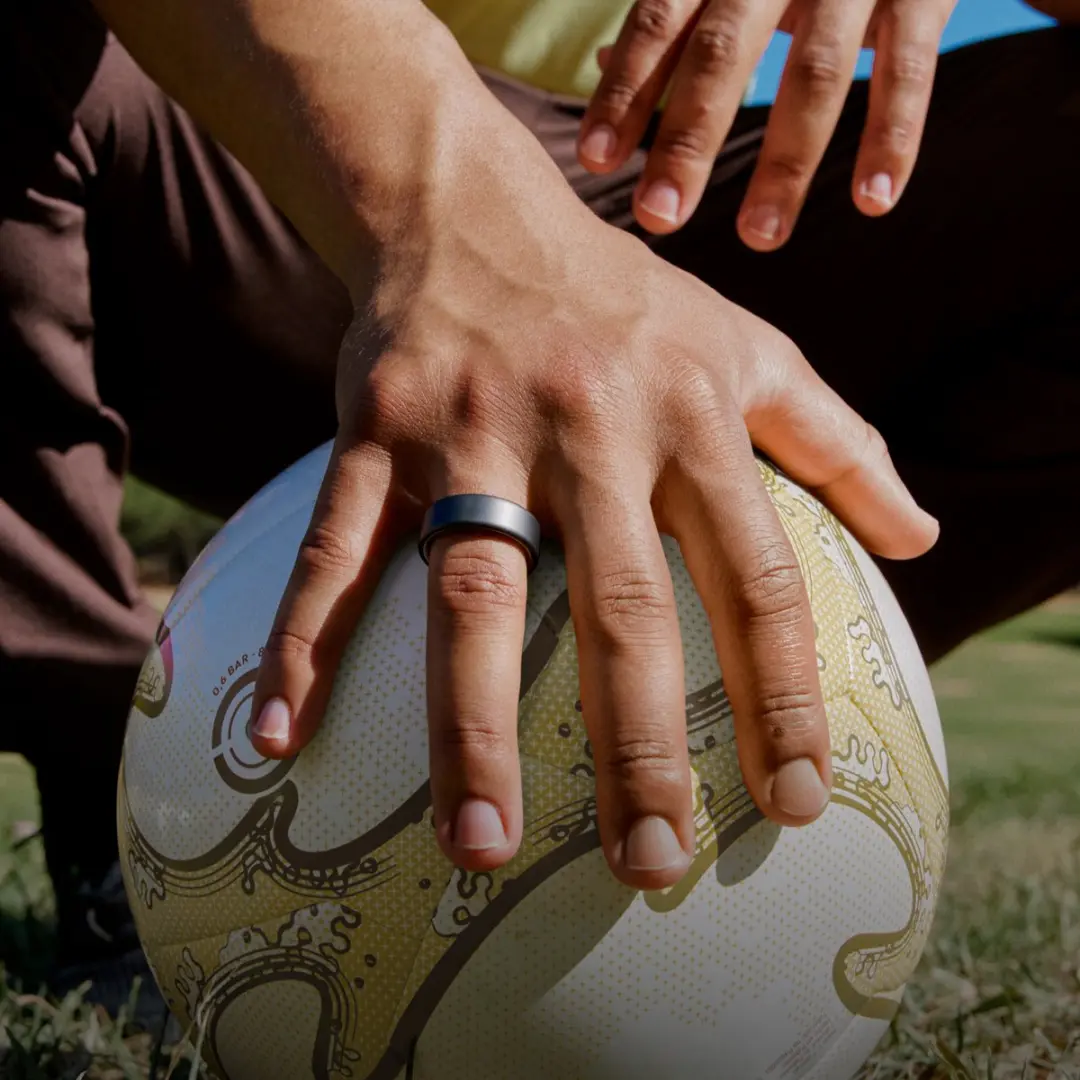 Oura Ring 4 - Maat 9 Stealth - afbeelding 5 van 6