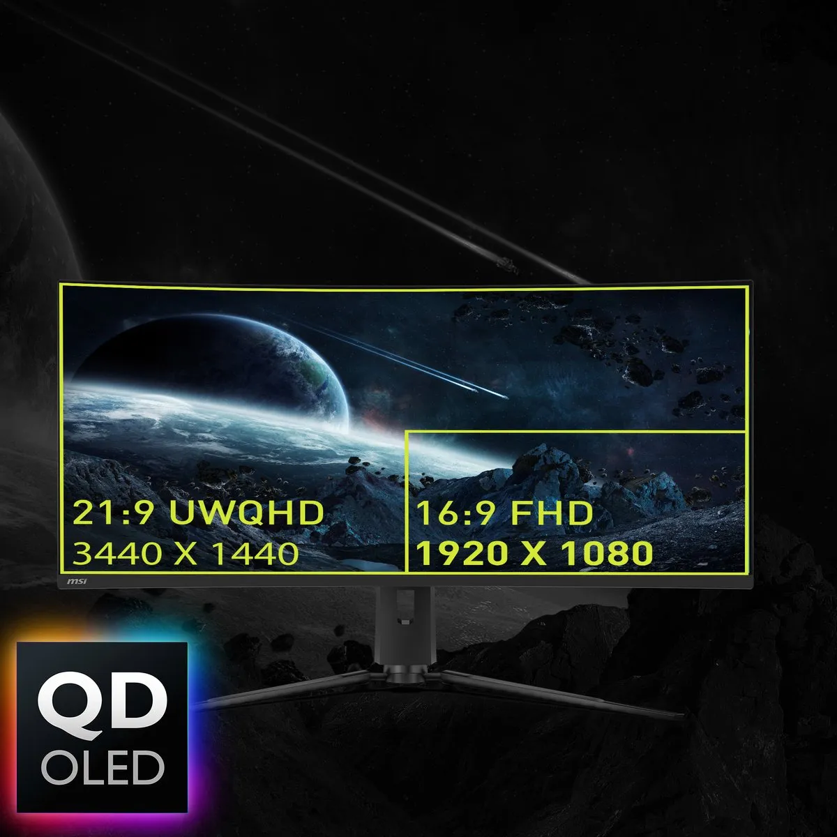 MSI MAG 341CQPDE QD-OLED Monitor - 34