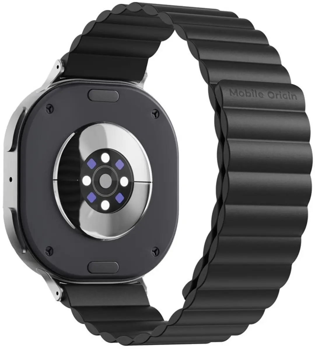 Mobile Origin Easy Strap Magnetic Galaxy Watch 8 - Zwart