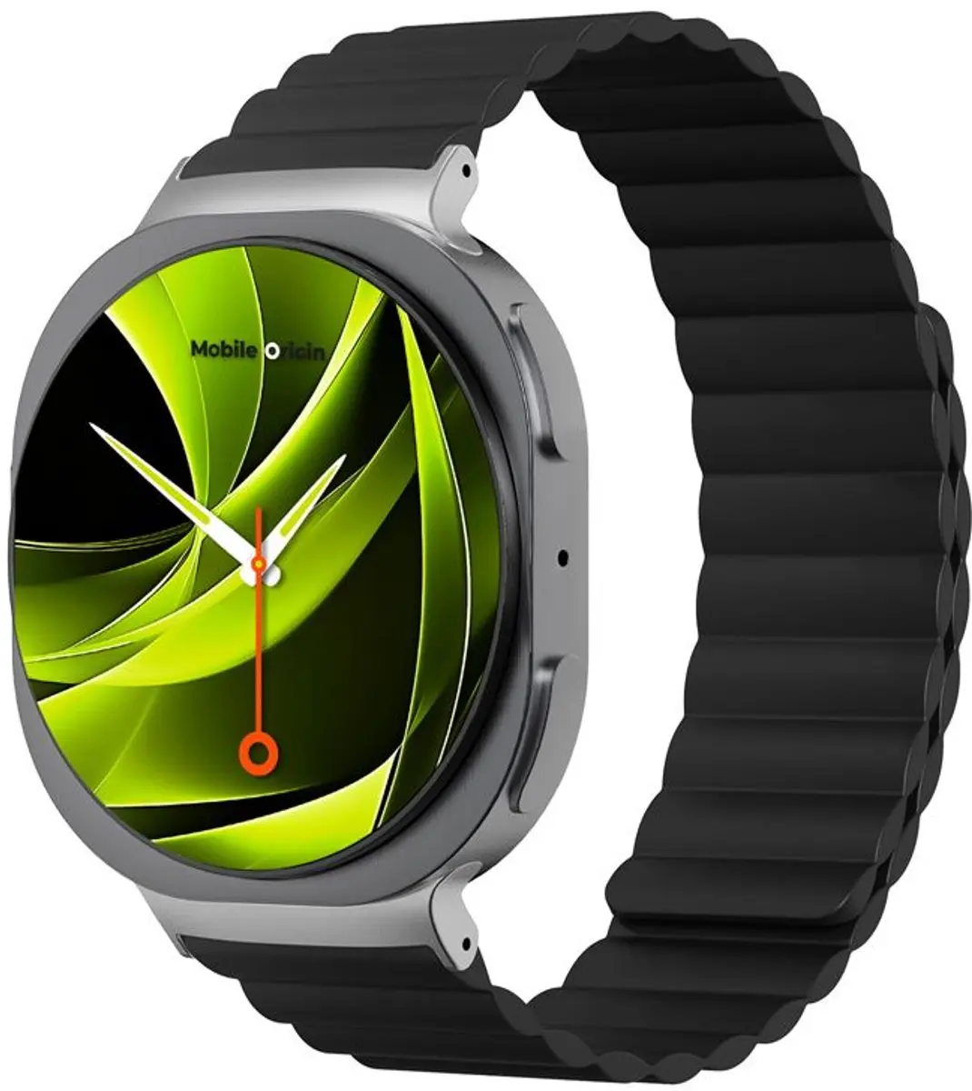 Mobile Origin Easy Strap Magnetic Galaxy Watch 8 - Zwart - afbeelding 6 van 6