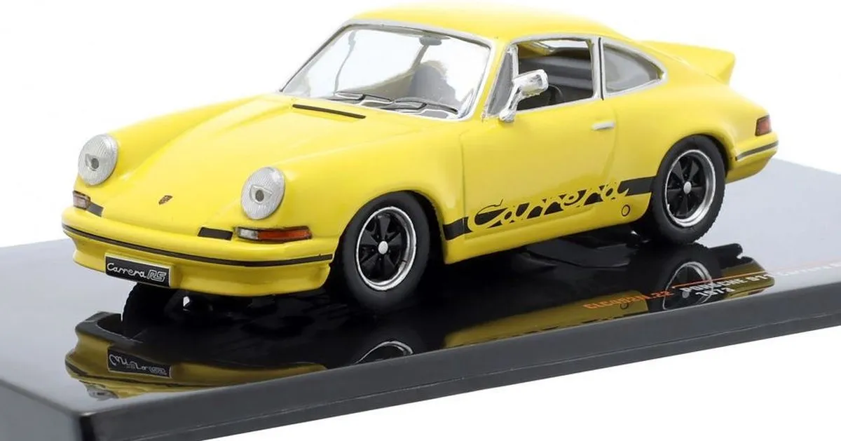 Porsche 911 Carrera RS 2.7 1973 CLC492N.22 Modelauto - Geel