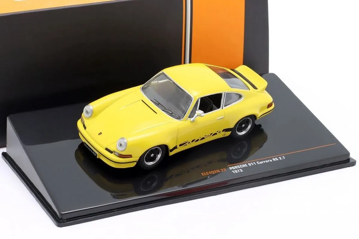 Porsche 911 Carrera RS 2.7 1973 CLC492N.22 Modelauto - Geel