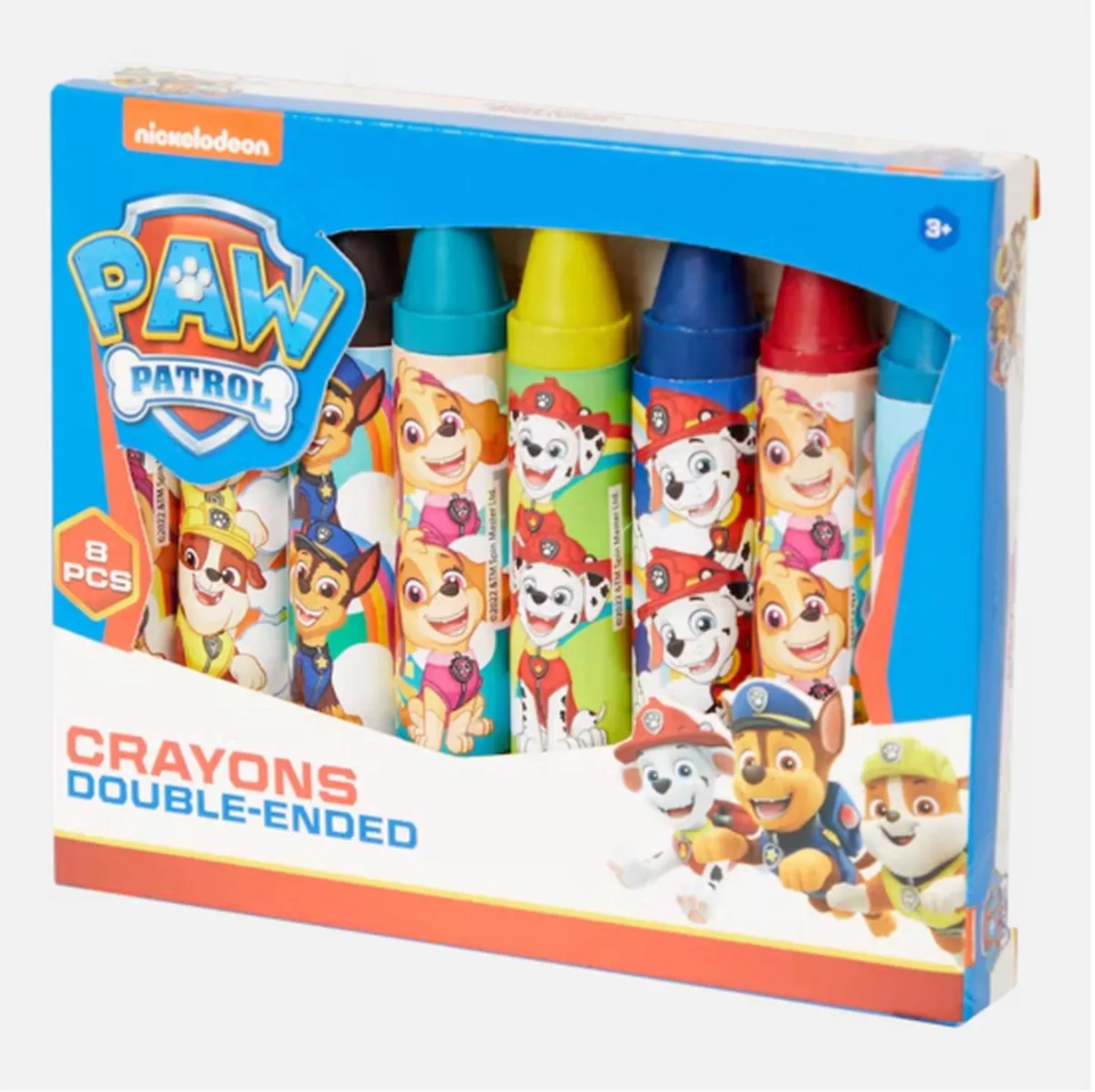 Nickelodeon Paw Patrol Waskrijtjes - 8 Stuks - Blauw/Multi