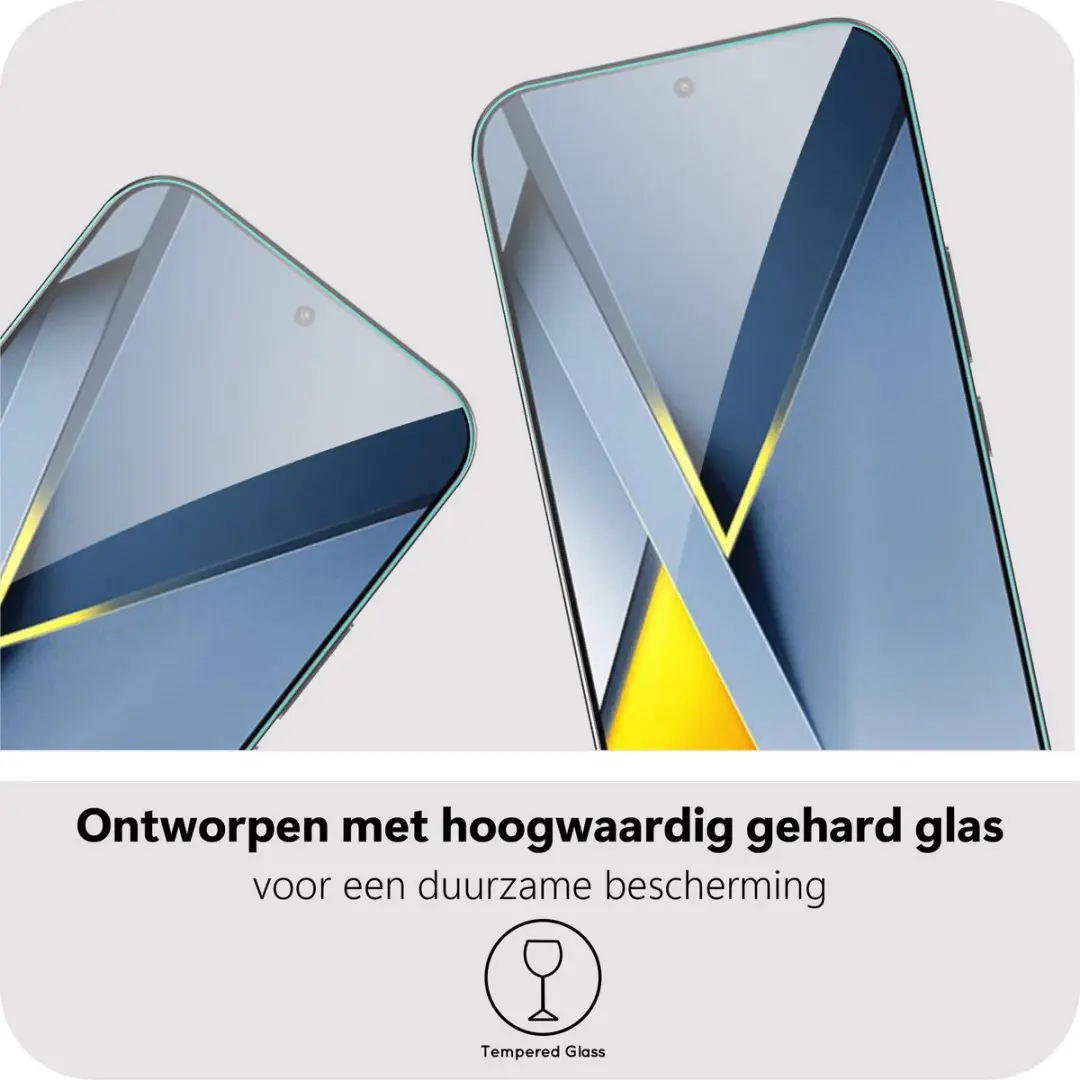 Just in Case Screenprotector Xiaomi Poco F8 Ultra - Gehard Glas - afbeelding 3 van 6