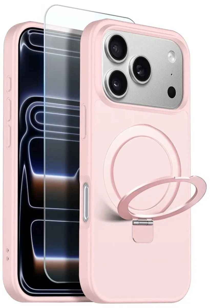 NORTHJO Geschikt voor iPhone 18 Pro / Geschikt voor iPhone 17 Pro hoesje met mag