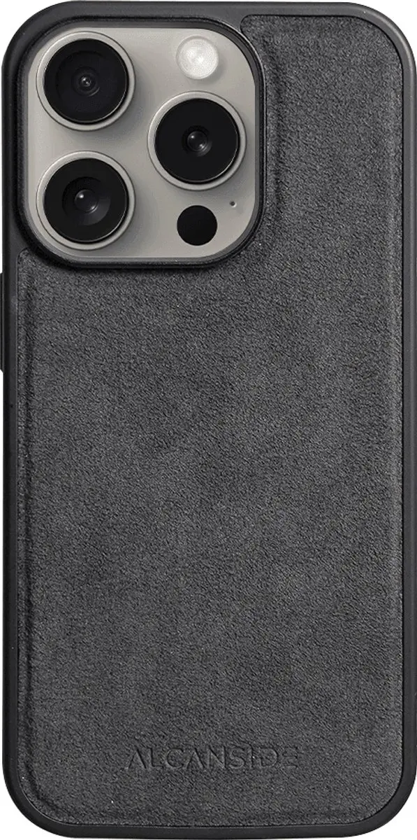 iPhone 15 Pro - Alcantara Back Cover - Space Grey