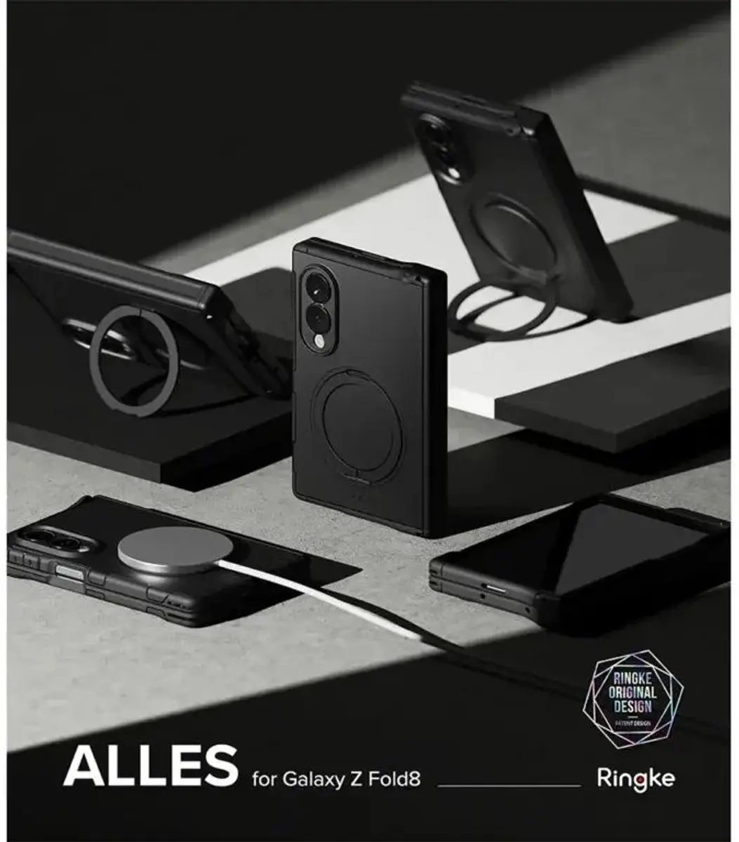 Ringke Hoesje Samsung Galaxy Z Fold8 - MagSafe/Zwart - afbeelding 5 van 6