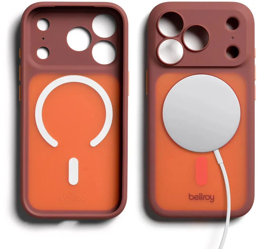 Bellroy Cinch Hoesje iPhone 18 Pro - MagSafe - Rood - afbeelding 2 van 6