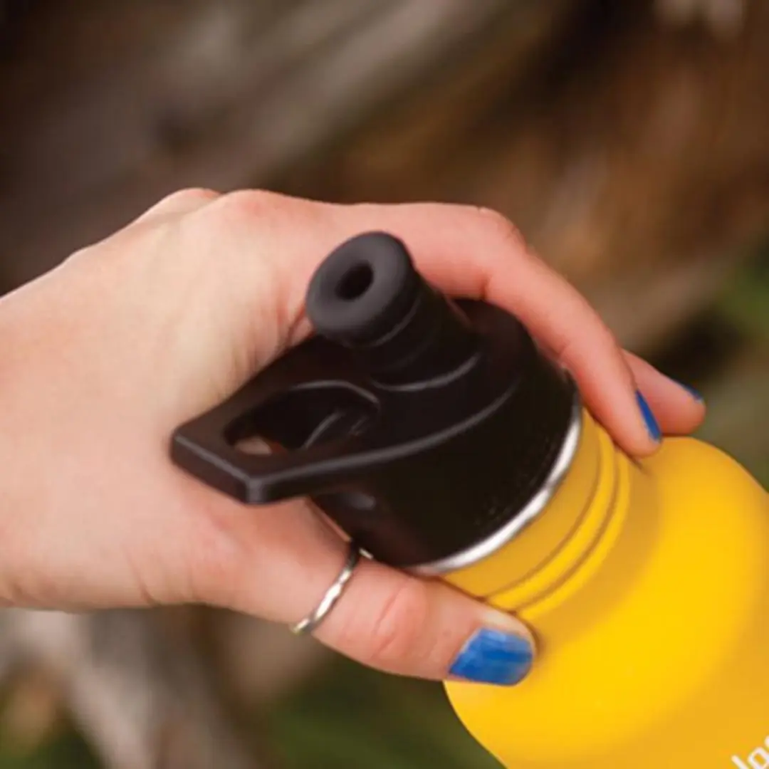 Klean Kanteen Classic Caps Black - Sportdop 1 Stuks