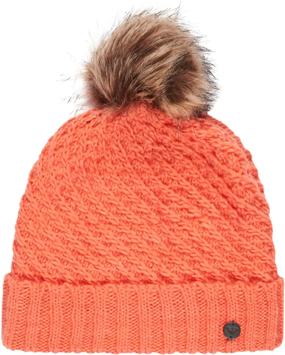 Roxy Dames Blizzard Muts - Coral Chic - afbeelding 4 van 5