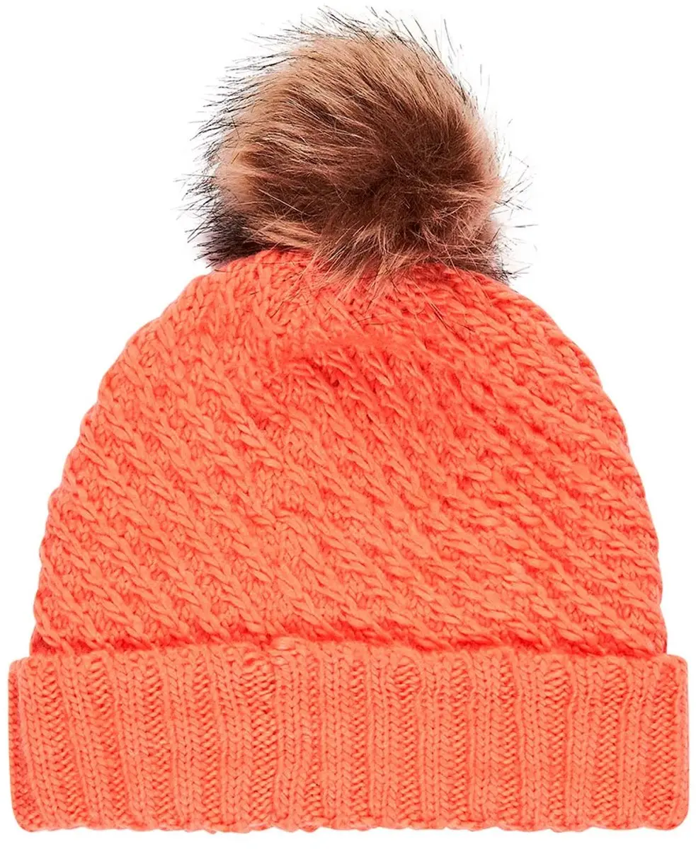 Roxy Dames Blizzard Muts - Coral Chic - afbeelding 2 van 5