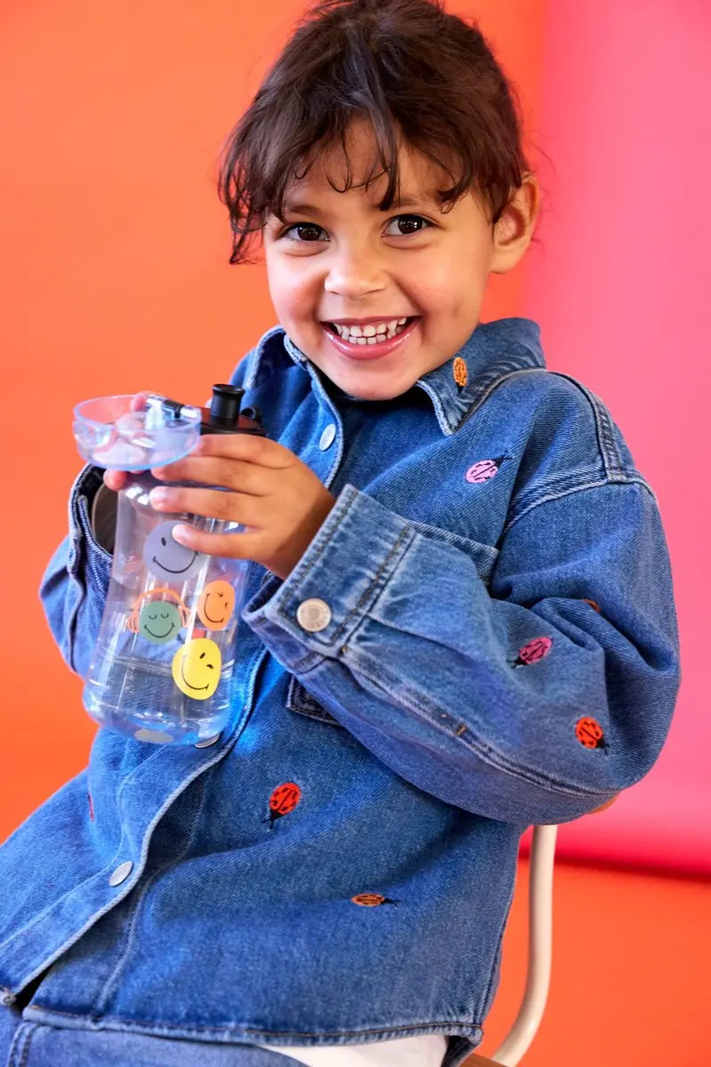 Lässig SmileyWorld Drinkfles - Blauw