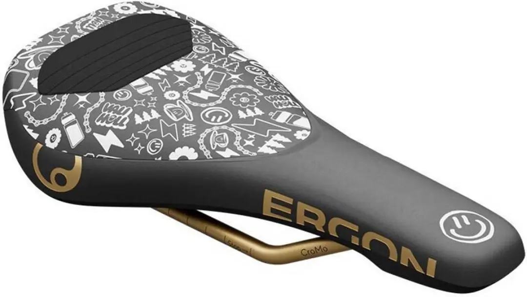 Ergon Sm Downhill Comp Vali Holl Edition Zadel - 120mm - Zilver - afbeelding 2 van 6