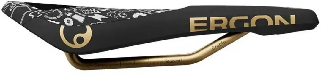Ergon Sm Downhill Comp Vali Holl Edition Zadel - 120mm - Zilver - afbeelding 6 van 6