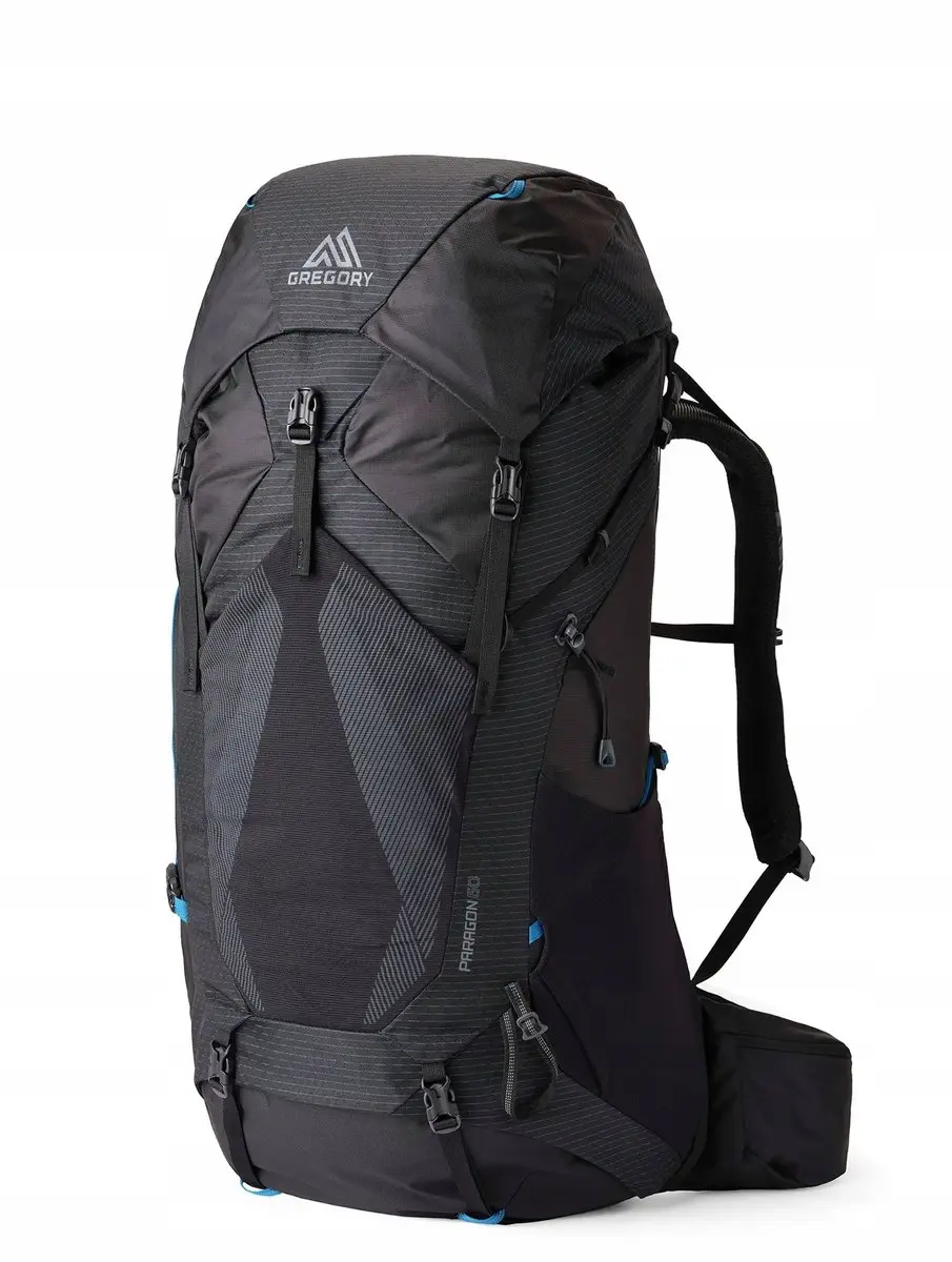 GREGORY trekkingrugzak rugzak AEROLON Paragon 60 Backpack Alpine Black zwart
