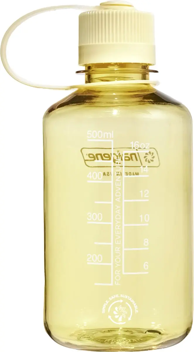 Nalgene Narrow-Mouth Bottle 500ml - Butter - afbeelding 2 van 6
