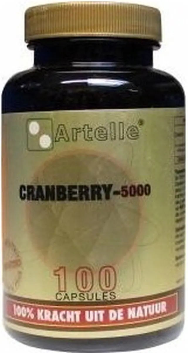 Artelle Cranberry 5000mg - 220 Capsules - afbeelding 2 van 3