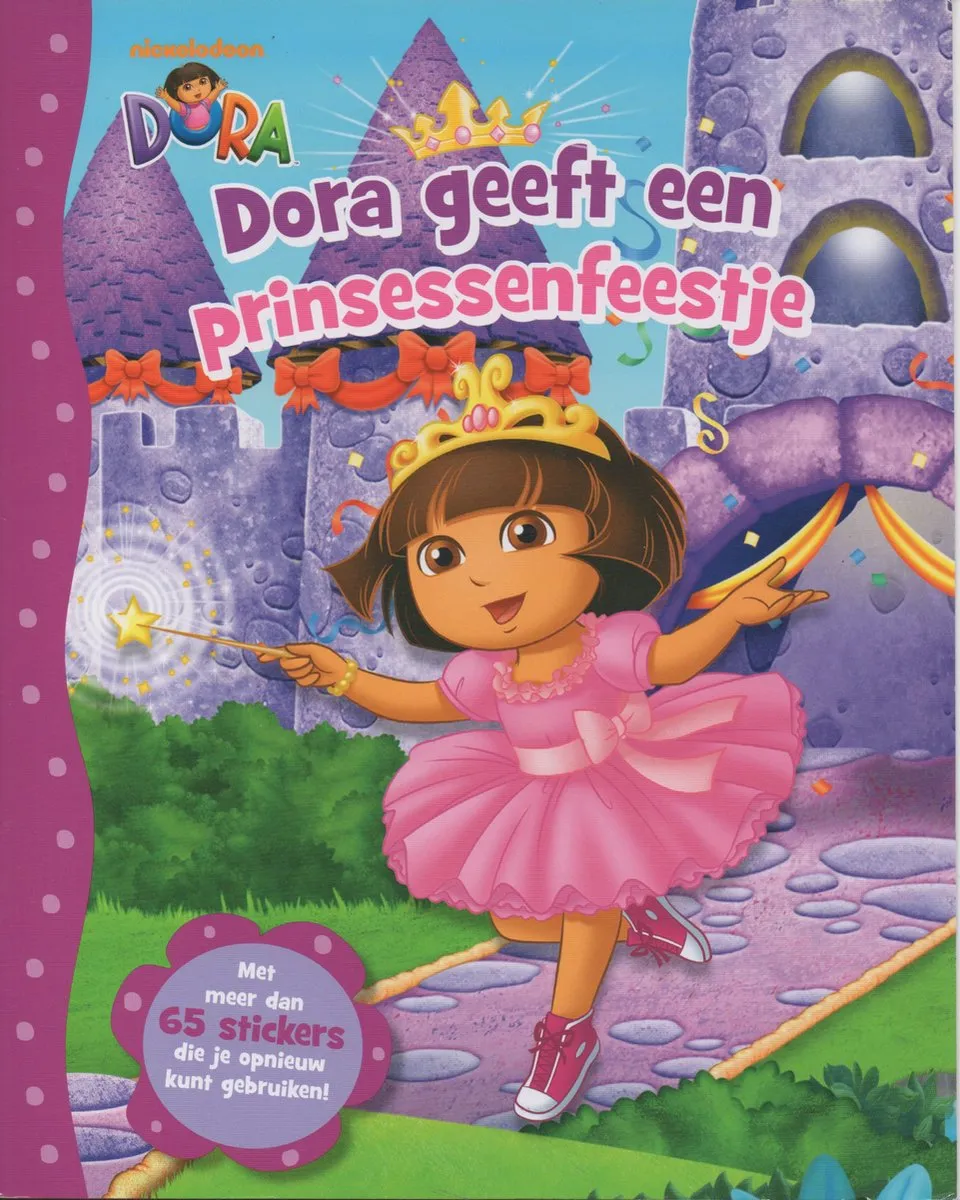 Nickelodeon Dora Prinsessenfeestje Stickerboek
