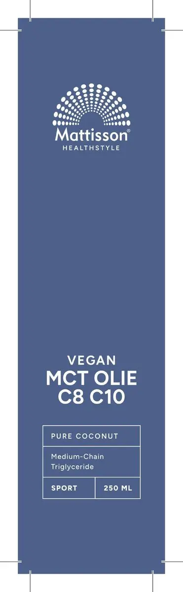 Mattisson MCT Olie Blend C8 & C10 250ml